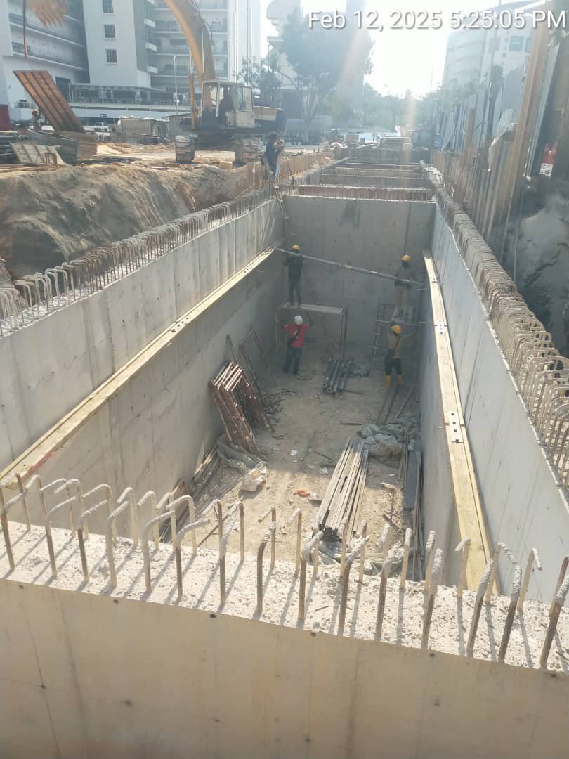 Diesel tank installation